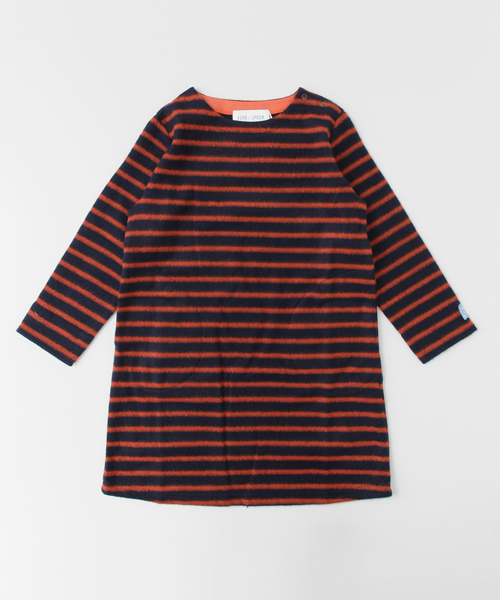 URBAN RESEARCH DOORS（アーバンリサーチドアーズ）の「FORK＆SPOON Brushed Border OP（ワンピース・キッズ・ネイビー/オフホワイト・120/90/105/135）」の7枚目の写真