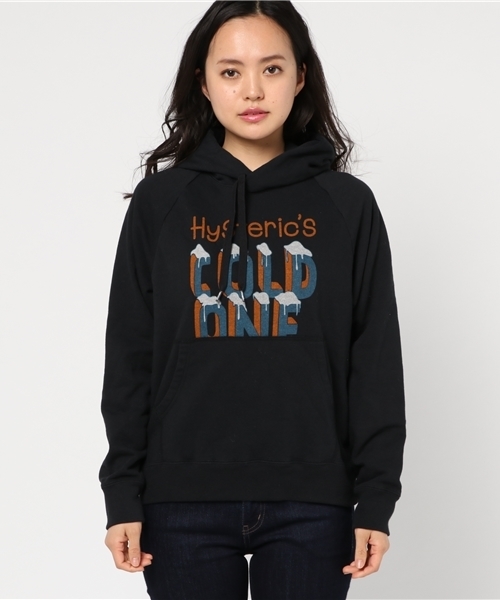 HYSTERIC GLAMOUR(ヒステリックグラマー)の「COLD ONE pt PK(パーカー・レディース・トップグレー/ブルー/ブラック・FREE)」の15枚目の写真