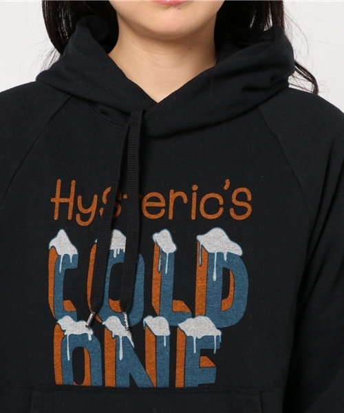HYSTERIC GLAMOUR(ヒステリックグラマー)の「COLD ONE pt PK(パーカー・レディース・トップグレー/ブルー/ブラック・FREE)」の12枚目の写真