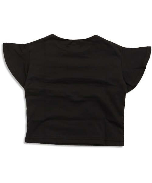 apres les cours（アプレレクール）の「袖フレア切替フリルTシャツ（Tシャツ/カットソー・キッズ・グレー/オフホワイト/ブラック・100/120/110/130/90/80）」の7枚目の写真