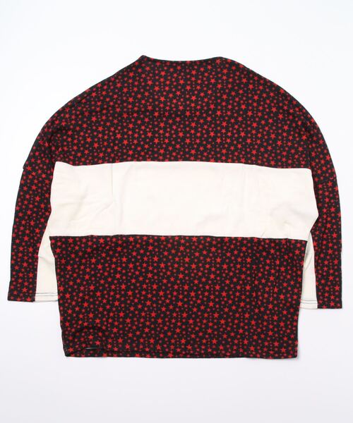 BEATJIVE（ビートジャイブ）の「ドルマンスリーブワイドシルエットニットセーター メンズ（ニット/セーター・メンズ・チャコールグレー/ブラック/レッド系その他/レッド系その他2/ブラック系その他・FREE）」の15枚目の写真