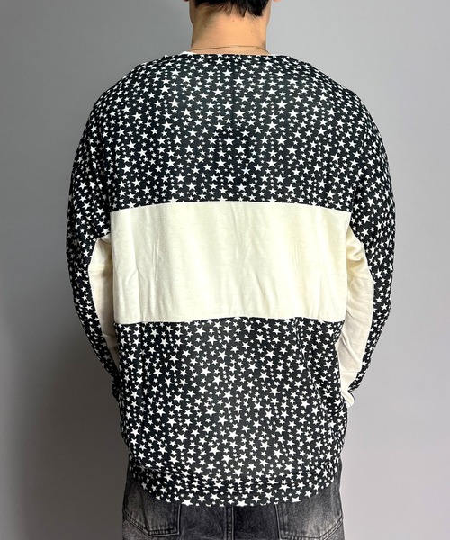 BEATJIVE（ビートジャイブ）の「ドルマンスリーブワイドシルエットニットセーター メンズ（ニット/セーター・メンズ・チャコールグレー/ブラック/レッド系その他/レッド系その他2/ブラック系その他・FREE）」の17枚目の写真