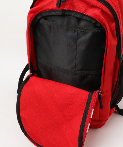 VANS(バンズ)の「VANS SPILL DAYPACK(バックパック/リュック・メンズ・ブラック/カモフラージュ/レッド・FREE)」の4枚目の写真
