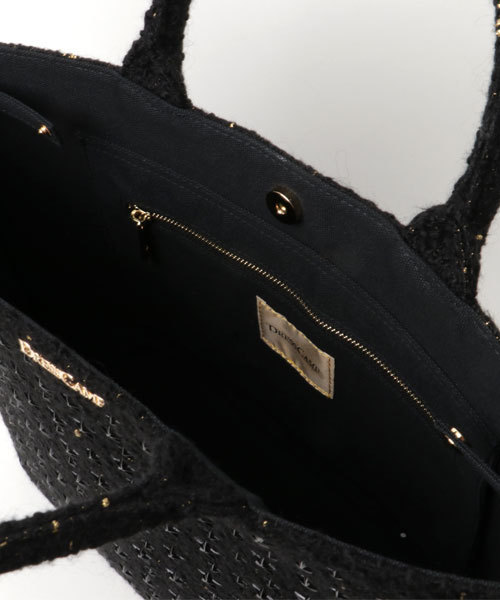 DRESSCAMP（ドレスキャンプ）の「DRESSCAMP (ドレスキャンプ)METEOR スタースタッズツイード2WAYトートバッグ（トートバッグ・レディース・ブラック・FREE）」の7枚目の写真