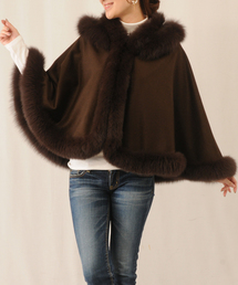 sankyo shokai | カシミヤケープ(ポンチョ)