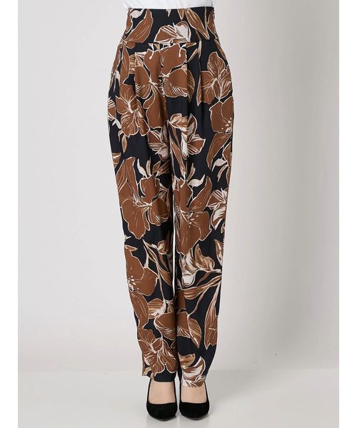 LAGUNAMOON(ラグナムーン)の「アロハフラワータックパンツ(その他パンツ・レディース・カーキ/ブラック・SMALL/MEDIUM)」の13枚目の写真