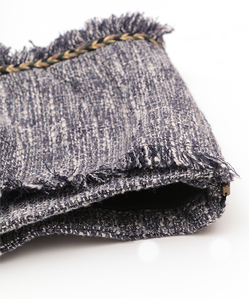 チチカカ(チチカカ)の「ツィードブレードビスチェ プルオーバー(キャミソール・レディース・ベージュ/ネイビー・FREE)」の5枚目の写真