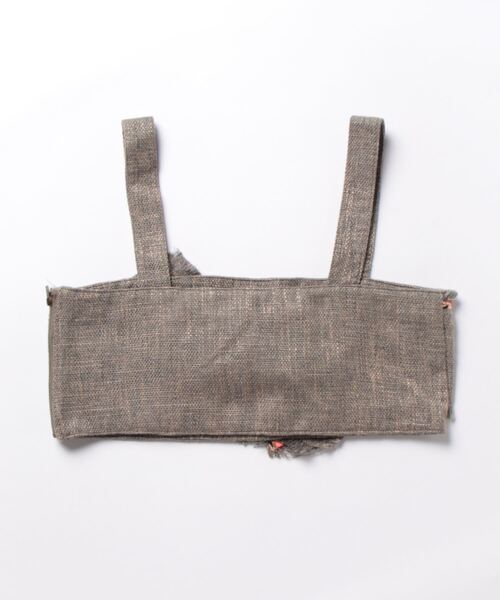 チチカカ(チチカカ)の「ツィードブレードビスチェ プルオーバー(キャミソール・レディース・ベージュ/ネイビー・FREE)」の16枚目の写真