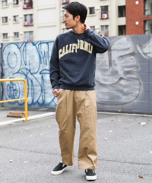 URBAN RESEARCH Sonny Label（アーバンリサーチサニーレーベル）の「ドッキングスウェット（Tシャツ/カットソー・メンズ・ネイビー/グレー/グリーン・MEDIUM/LARGE）」の6枚目の写真