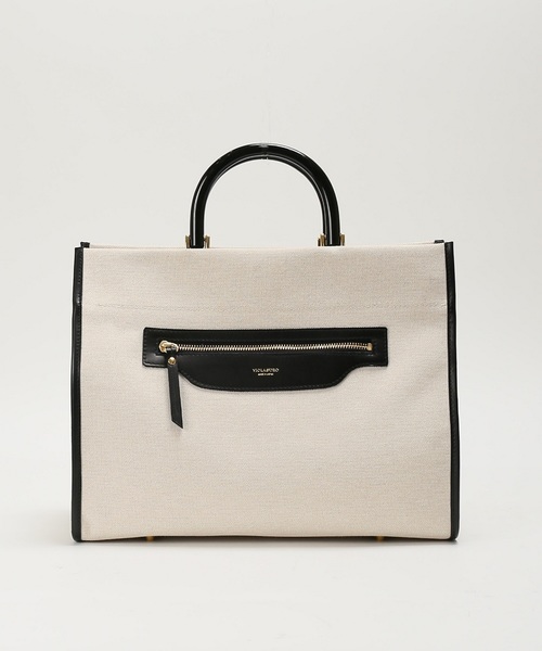 VIOLAd'ORO（ヴィオラドーロ）の「《WEB限定》VIOLA d’ORO キャンバス*レザートート◆（トートバッグ・レディース・ナチュラル・FREE）」の15枚目の写真