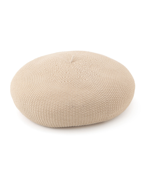 MACKINTOSH PHILOSOPHY（ﾏｯｷﾝﾄｯｼｭ ﾌｨﾛｿﾌｨｰ）の「ウォッシャブルサマーベレー（ハンチング/ベレー帽・レディース・ベージュ/ブラック・FREE）」の3枚目の写真