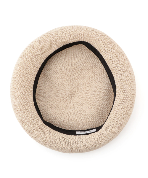 MACKINTOSH PHILOSOPHY（ﾏｯｷﾝﾄｯｼｭ ﾌｨﾛｿﾌｨｰ）の「ウォッシャブルサマーベレー（ハンチング/ベレー帽・レディース・ベージュ/ブラック・FREE）」の5枚目の写真