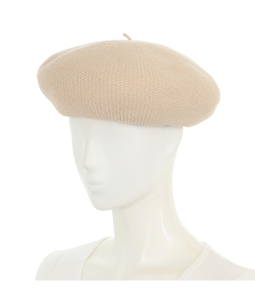 MACKINTOSH PHILOSOPHY（ﾏｯｷﾝﾄｯｼｭ ﾌｨﾛｿﾌｨｰ）の「ウォッシャブルサマーベレー（ハンチング/ベレー帽・レディース・ベージュ/ブラック・FREE）」の7枚目の写真