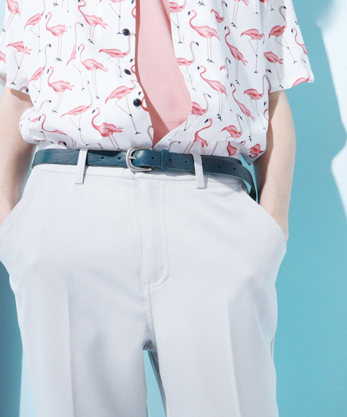 EMMA CLOTHES（エマクローズ）の「本革ロングナローベルト Real Leather Slim Belt（ベルト・メンズ・ホワイト/ブラック/ダークブラウン/レッド/ダークグリーン/ベージュ・FREE）」の18枚目の写真