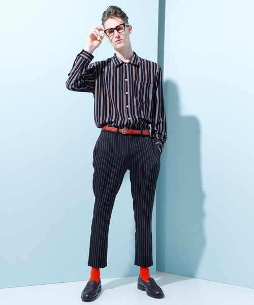 EMMA CLOTHES（エマクローズ）の「本革ロングナローベルト Real Leather Slim Belt（ベルト・メンズ・ホワイト/ブラック/ダークブラウン/レッド/ダークグリーン/ベージュ・FREE）」の20枚目の写真