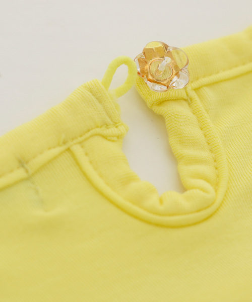 Catherine Cottage（キャサリンコテージ）の「レーヨンフリルタンクトップ（タンクトップ・キッズ・ブラック/ピンク/ライラック/イエロー/グレー/ホワイト/ネイビー・120/140/110/130）」の9枚目の写真