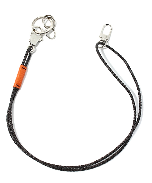 NANO universe(ナノユニバース)の「L’arcobaleno(ラルコバレーノ) / leather cord(ウォレットチェーン・メンズ・ブラック/ダークブラウン/ブルー・FREE)」の2枚目の写真