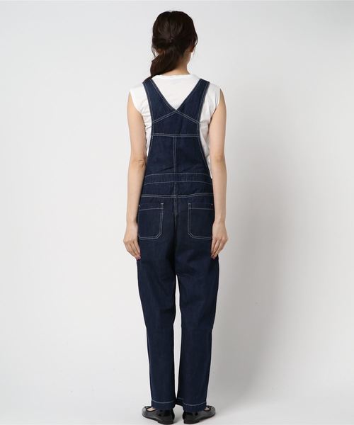 LBC（エルビーシー）の「オーバーオール（デニムパンツ・レディース・ベージュ/ブルー・L/M）」の4枚目の写真