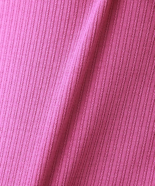 MARLENE JOBERT（マルレーヌ　ジョベル）の「テレコレースカットソー（Tシャツ/カットソー・レディース・ブラック/パープル/ブラウン/オフホワイト・M）」の6枚目の写真