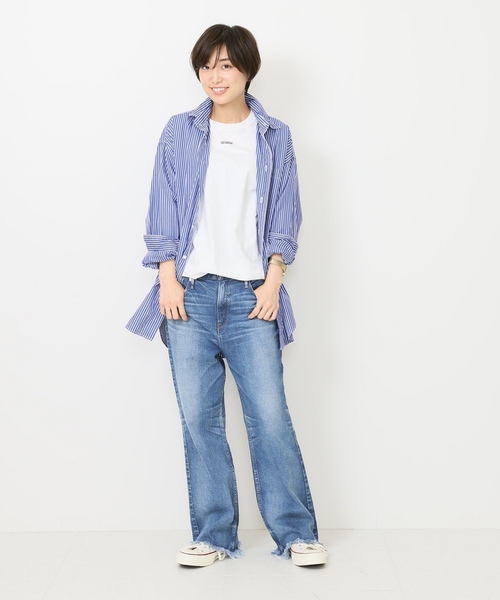 アメリカーナ×ドゥーズィエムクラス♡ワンポケ ストライプシャツ Deuxieme Classe（ドゥーズィエムクラス）の「・AMERICANA ストライプ1