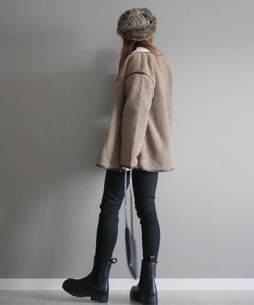 polcadot（ポルカドット）の「コーデュロイ フライトCAP（キャップ・レディース・ブラック/グレー/キャメル・FREE）」の16枚目の写真