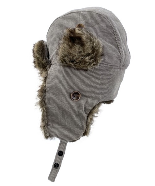 polcadot（ポルカドット）の「コーデュロイ フライトCAP（キャップ・レディース・ブラック/グレー/キャメル・FREE）」の9枚目の写真