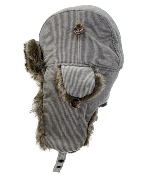 polcadot（ポルカドット）の「コーデュロイ フライトCAP（キャップ・レディース・ブラック/グレー/キャメル・FREE）」の8枚目の写真