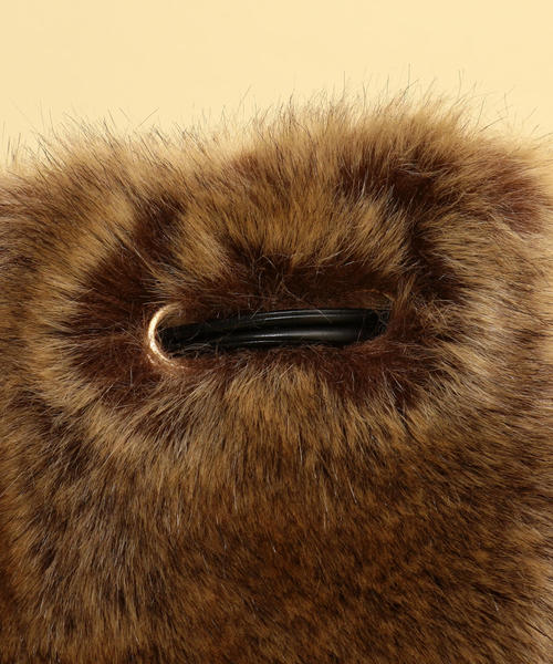 BEAUTY&YOUTH UNITED ARROWS（ビューティーアンドユースユナイテッドアローズ）の「BY∴ フェイクファードローストバッグ（ショルダーバッグ・レディース・ブラウン・FREE）」の8枚目の写真