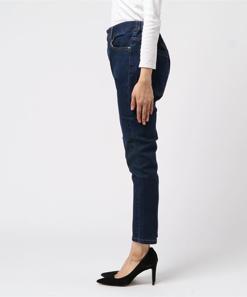 PUNYUS（プニュズ）の「クロップドスキニーパンツ（その他パンツ・レディース・ブラック/ダークインディゴブルー・1/2/4/3）」の4枚目の写真