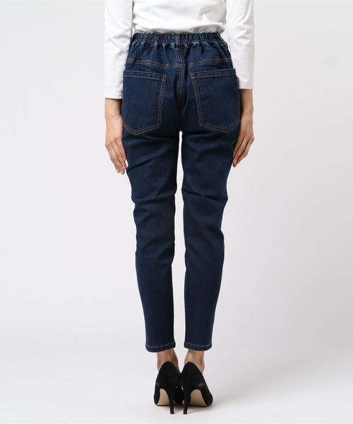 PUNYUS（プニュズ）の「クロップドスキニーパンツ（その他パンツ・レディース・ブラック/ダークインディゴブルー・1/2/4/3）」の5枚目の写真