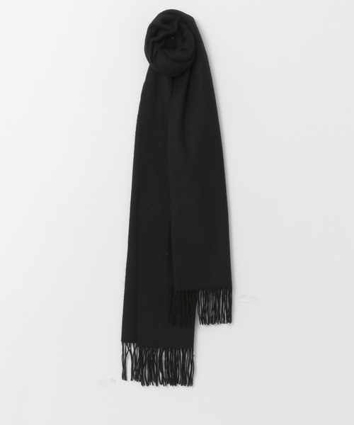 TWEED MILL（ツイードミル）の「TWEED MILL　大判ウールストール（マフラー・メンズ・チャコールグレー/ブラック/グレー/ピンク/その他1/その他2/グリーン系その他・FREE）」の2枚目の写真