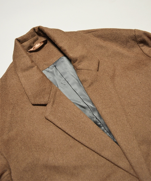 SHIPS JET BLUE(シップスジェットブルー)の「JB: ドロップショルダー/チェスターフィールドコート■(その他アウター・メンズ・ブラック/キャメル・SMALL/MEDIUM)」の8枚目の写真