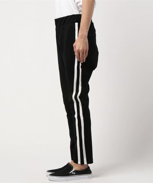 MAGIC STICK（マジックスティック）の「ジャージ パンツ ラインド LINED CLASSIC JERSEY PTS 18AW-MS7-007（その他パンツ・メンズ・ホワイト/ブルー・LARGE/X-LARGE/MEDIUM）」の3枚目の写真