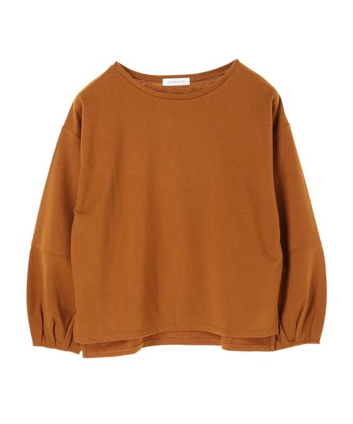 AMERICAN HOLIC(アメリカンホリック)の「・袖切替えボリュームプルオーバー(Tシャツ/カットソー・レディース・ブラック/グレー/マスタード/カーキ・FREE)」の11枚目の写真