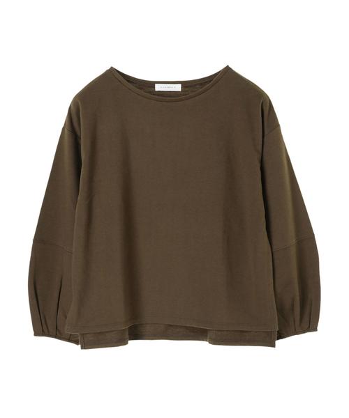 AMERICAN HOLIC(アメリカンホリック)の「・袖切替えボリュームプルオーバー(Tシャツ/カットソー・レディース・ブラック/グレー/マスタード/カーキ・FREE)」の13枚目の写真