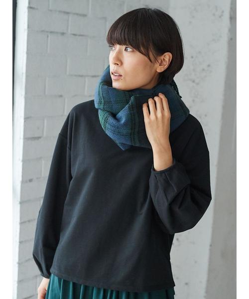 AMERICAN HOLIC(アメリカンホリック)の「・袖切替えボリュームプルオーバー(Tシャツ/カットソー・レディース・ブラック/グレー/マスタード/カーキ・FREE)」の8枚目の写真