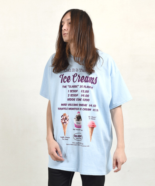 MILKBOY（ミルクボーイ）の「ICE CREAMS Tシャツ（Tシャツ/カットソー 
