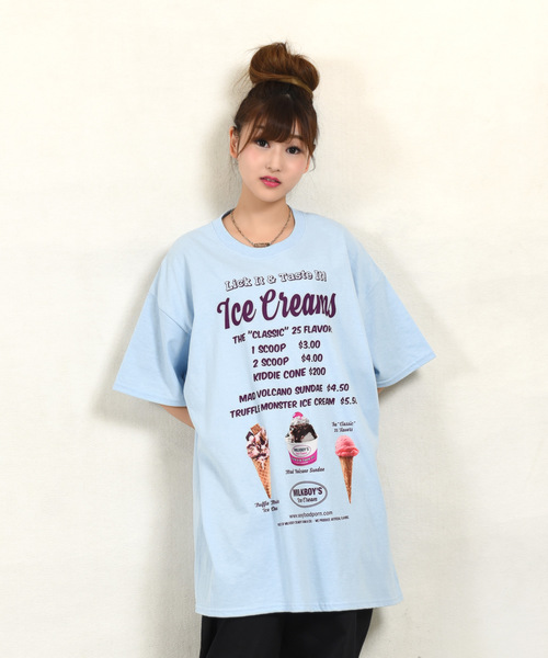 MILKBOY（ミルクボーイ）の「ICE CREAMS Tシャツ（Tシャツ/カットソー 