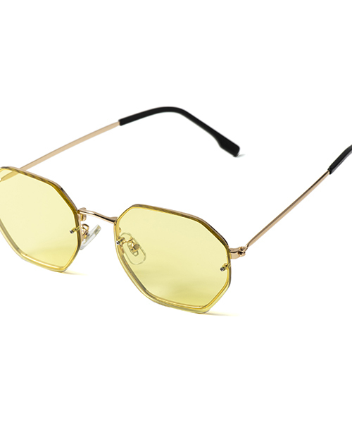 NO ID.（ノーアイディ）の「mko8031-ﾒﾀﾙｵｸﾀｺﾞﾝｻﾝｸﾞﾗｽ（サングラス