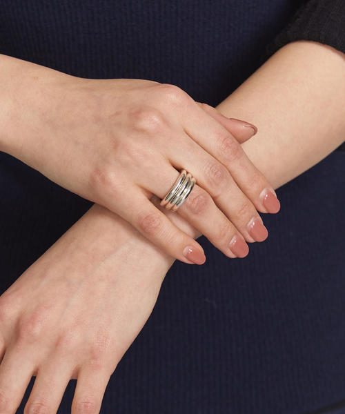【a3818】 ソワリー リング3点 Clarity connect ring (3P) (one color) | Soierie