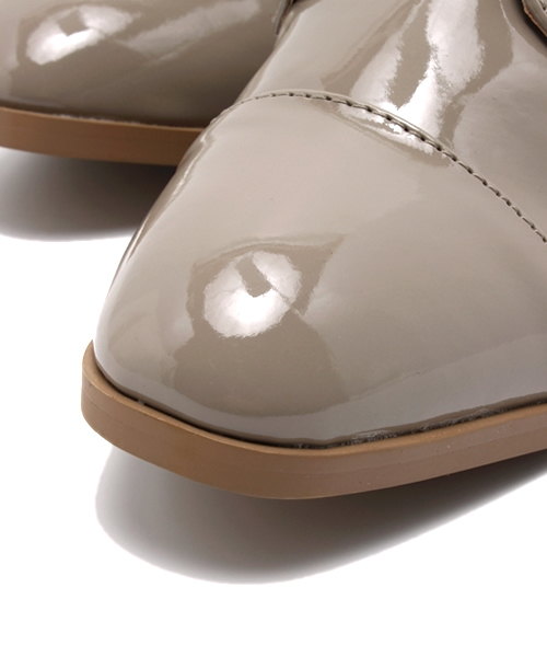 mystic(ミスティック)の「エナメルレースアップ(パンプス・レディース・ブラック/ベージュ/モカ・37/36/38)」の10枚目の写真