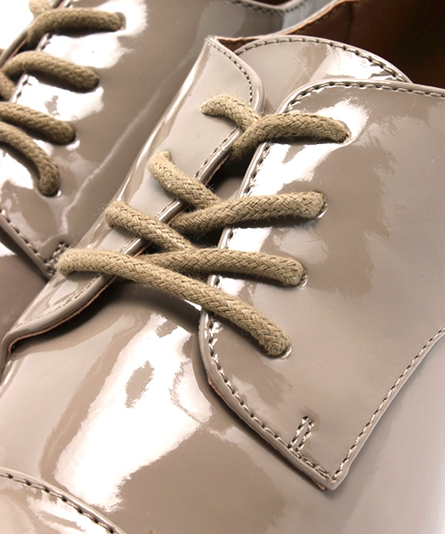 mystic(ミスティック)の「エナメルレースアップ(パンプス・レディース・ブラック/ベージュ/モカ・37/36/38)」の9枚目の写真