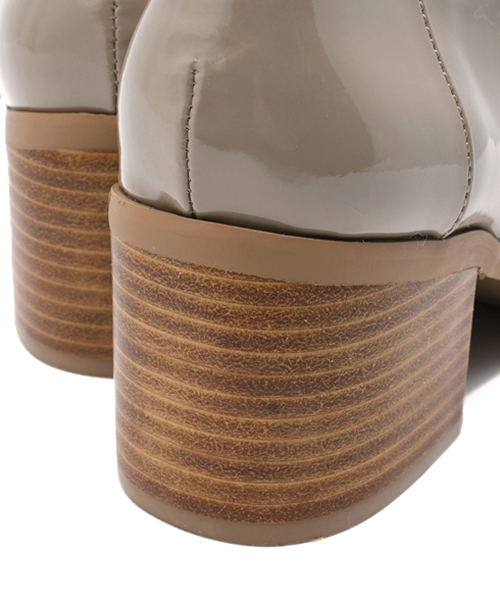 mystic(ミスティック)の「エナメルレースアップ(パンプス・レディース・ブラック/ベージュ/モカ・37/36/38)」の8枚目の写真