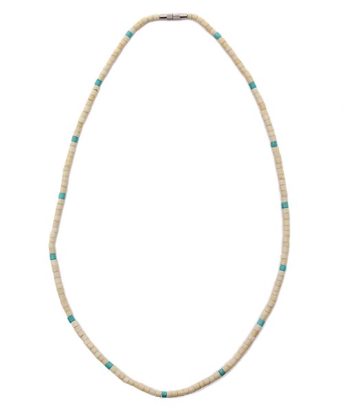 WEGO(ウィゴー)の「WEGO/ビーズネックレス(ネックレス・メンズ・ベージュ/サックスブルー・FREE)」の1枚目の写真