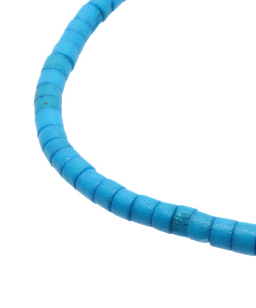 WEGO(ウィゴー)の「WEGO/ビーズネックレス(ネックレス・メンズ・ベージュ/サックスブルー・FREE)」の4枚目の写真