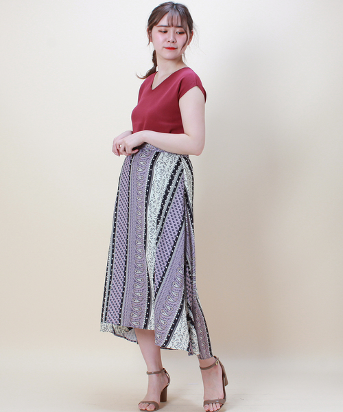 TRUDEA(トルディア)の「バックメタルプレート フレンチスリーブニット(ニット/セーター・レディース・ホワイト/ブラック/モカ/カーキ/ネイビー/ピンク・MEDIUM/LARGE)」の9枚目の写真