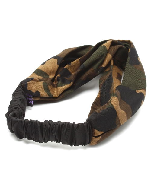 SHIPS for women（シップスフォーウィメン）の「Joelle Gagnard×SHIPS:カモターバン（ヘアバンド・レディース・グリーン・ONE SIZE）」の2枚目の写真