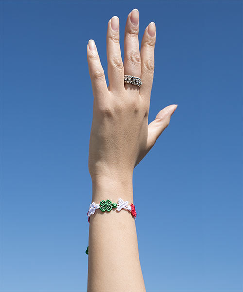 ODORANTES nano･universe（オドラント ナノ・ユニバース）の「cruciani/wb:FLAGS（ブレスレット・レディース・その他1/その他2/その他3/その他10/その他4/その他5/その他6/その他7/その他8/その他9・FREE）」の2枚目の写真