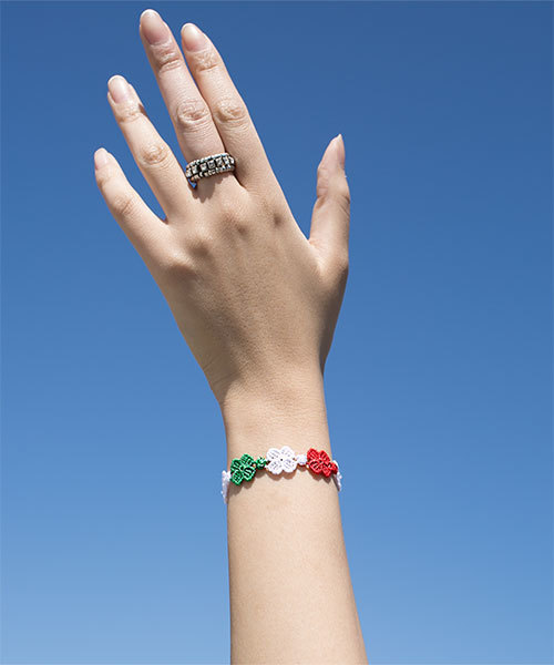 ODORANTES nano･universe（オドラント ナノ・ユニバース）の「cruciani/wb:FLAGS（ブレスレット・レディース・その他1/その他2/その他3/その他10/その他4/その他5/その他6/その他7/その他8/その他9・FREE）」の10枚目の写真