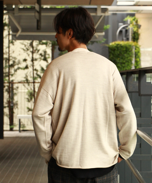 JOURNAL STANDARD(ジャーナルスタンダード)の「ホールガーメントBIGシルエットKNITカーディガン(カーディガン/ボレロ・メンズ・ベージュ/ブラック/ネイビー/チャコールグレー・マルチサイズ)」の16枚目の写真